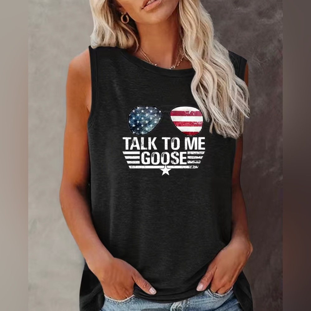 Casual Crew Neck Tank Top